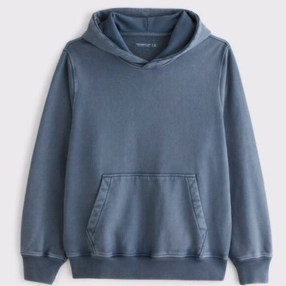 Abercombie and Fitch Essential French Terry Heavyweight Popover Hoodie - Picture 1 of 1